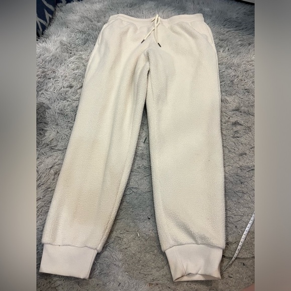 tek gear Pants - Tel Gear Cream Fleece Joggers Size Large